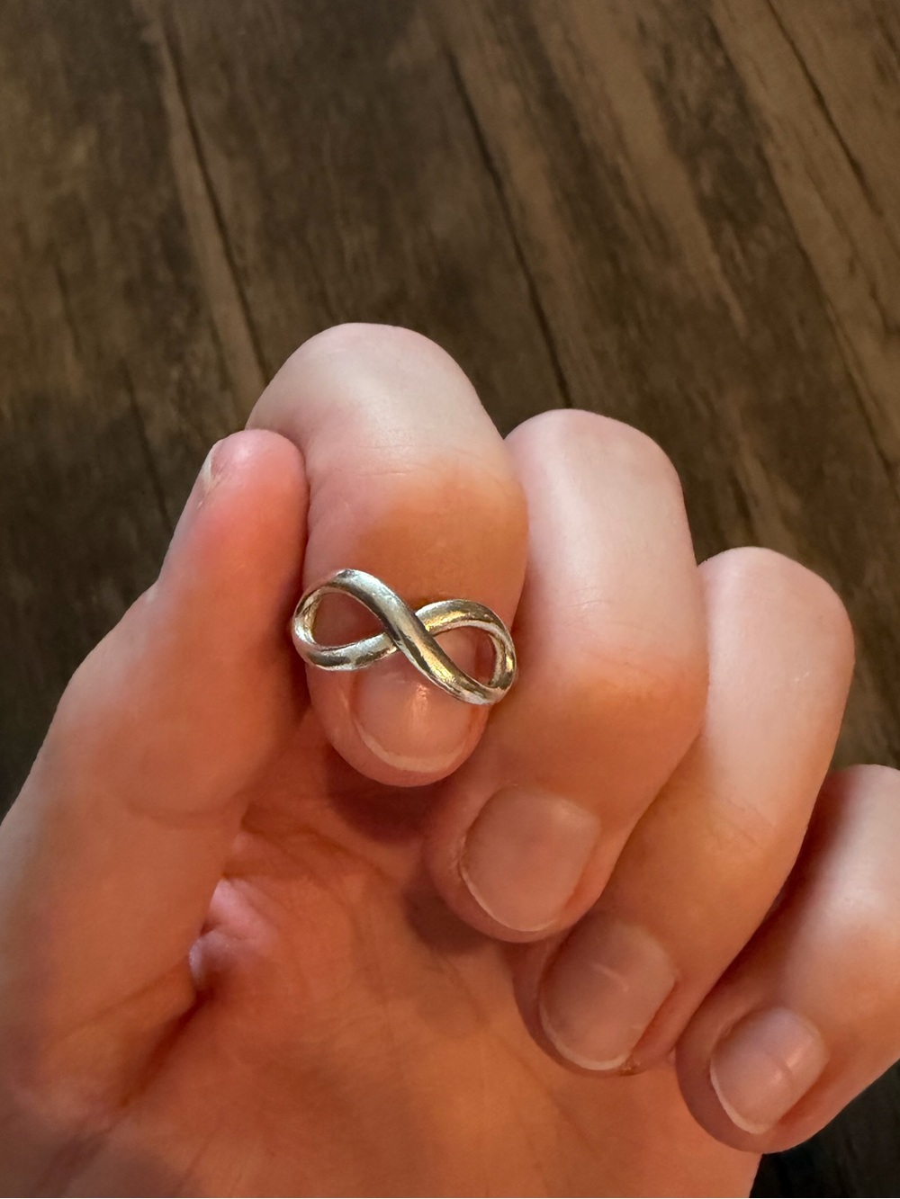 Tiffany & Co. silver infinity ring
